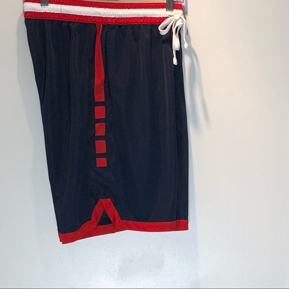 NWOT NIKE Men’s Basketball Shorts Blue and Red Dry-Fit Sz M - Picture 6 of 7